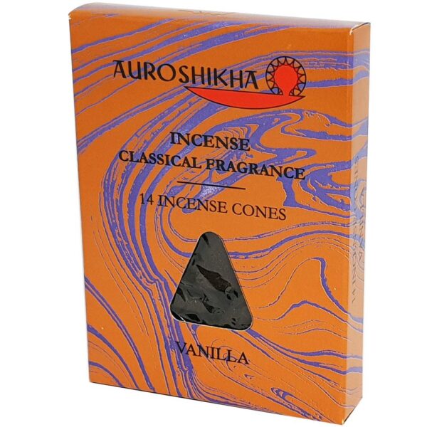 Encens Vanille - 14 cônes - Auroshikha