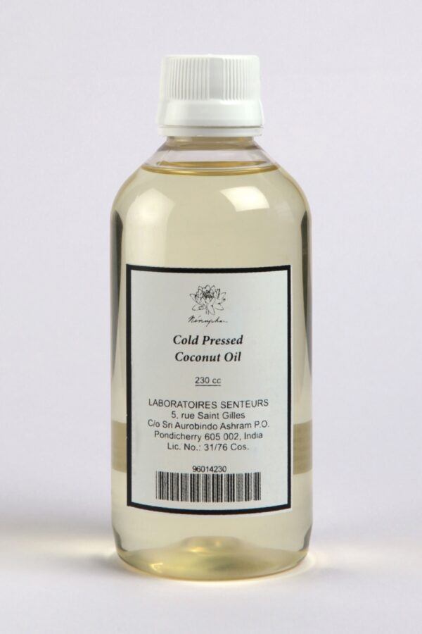 Huile de Noix de Coco - 1ere pression à froid - 230cc - Laboratoires Senteurs