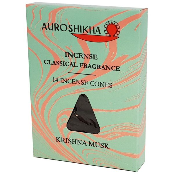 Encens Krishna Musk - 14 cônes - Auroshikha