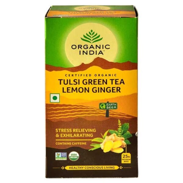Tulsi Thé Vert Citron Gingembre - 25 Sachets