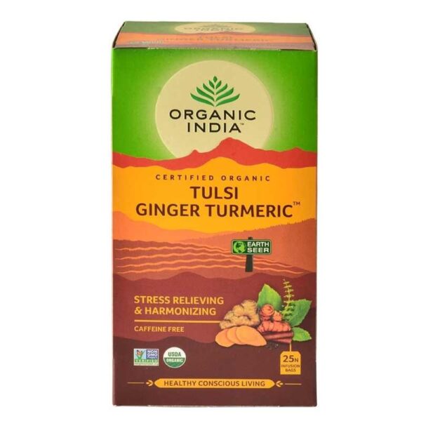Tulsi Gingembre - Curcuma - 25 sachets