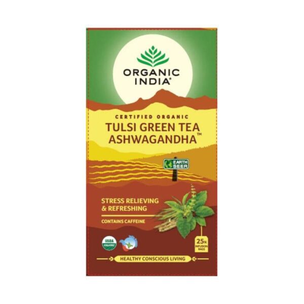Tulsi Thé Vert Ashwagandha - 25 sachets