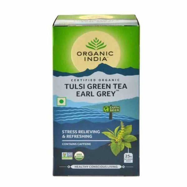 Tulsi thé vert Earl Grey - 25 sachets